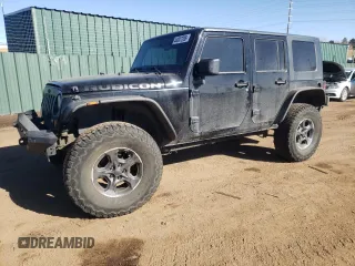 2008 Jeep Wrangler Unlimited Rubicon with VIN 1J4GA69108L501632, listed as a Copart auction lot 44007285 with 156,753 mi miles and Salvage Title. Bid and sale history available at carsss.com. Image 1.