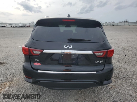 2019 Infiniti QX60 Luxe with VIN 5N1DL0MM2KC555163, listed as a Copart auction lot 51551215 with 98,246 mi miles and Salvage title. Bid and sale history available at DreamBid. Image 6.