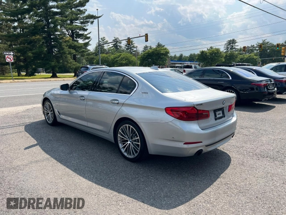 2018 BMW 5 Series 530e with VIN WBAJA9C59JG623166, listed as a Copart auction lot 60938995 with 82,070 mi miles and Clean title. Bid and sale history available at DreamBid. Image 3.