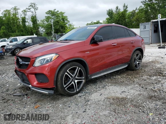 2017 Mercedes-Benz GLE 43 AMG z VIN 4JGED6EB6HA073186, wystawiony jako Copart lot #58568595 z przebiegiem 145 012 mil mil oraz Szkoda całkowita • Salvage title. Historia ofert i sprzedaży dostępna na DreamBid. Obrazek 1.