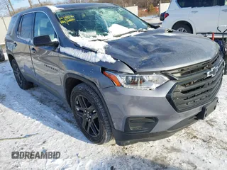 2020 Chevrolet Traverse LS with VIN 1GNEVFKW9LJ318331, listed as a IAAI auction lot 41409689 with 56,767 mi miles. Bid and sale history available at carsss.com. Image 1.