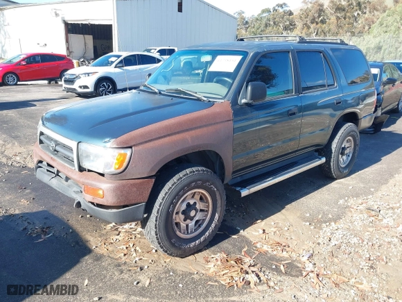 1998 Toyota 4Runner with VIN JT3GM84R4W0034207, listed as a IAAI auction lot 41738151 with 258,935 mi miles. Bid and sale history available at carsss.com. Image 2.