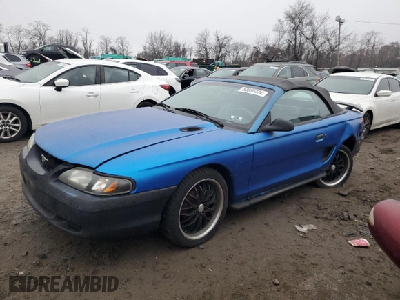 1994 Ford Mustang z VIN 1FALP45T2RF214782, wystawiony jako Copart lot #83860474 z przebiegiem 164 464 mil mil oraz Szkoda całkowita • Salvage title. Historia ofert i sprzedaży dostępna na DreamBid. Obrazek 1.