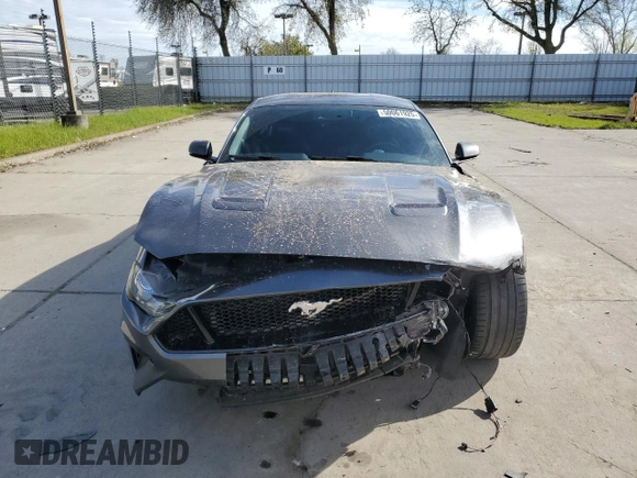 2020 Ford Mustang GT with VIN 1FA6P8CF3L5177093, listed as a Copart auction lot 50061925 with 44,749 mi miles and Salvage Title. Bid and sale history available at DreamBid. Image 5.