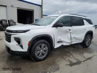 2024 Chevrolet Traverse AWD LT with VIN 1GNEVGKS9RJ181144, listed as a Copart auction lot 45857965 with 25,841 mi miles and Clean Title. Bid and sale history available at carsss.com. Image 1.