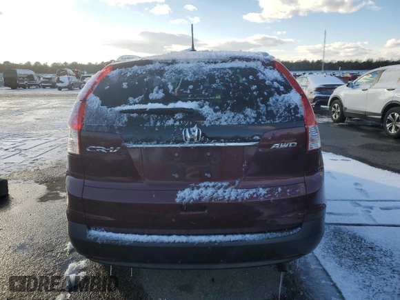 2013 Honda CR-V EX-L with VIN 5J6RM4H78DL064869, listed as a Copart auction lot 89219645 with 64,967 mi miles and Non Repairable. Bid and sale history available at carsss.com. Image 6.