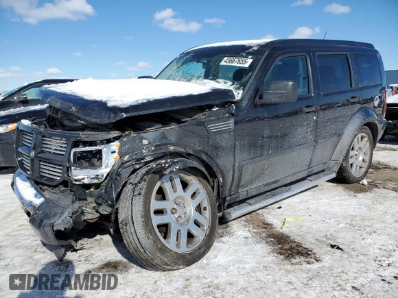 2010 Dodge Nitro Heat with VIN 1D4PU4GK4AW165374, listed as a Copart auction lot 45667655 with 142,086 mi miles and Salvage title. Bid and sale history available at DreamBid. Image 1.