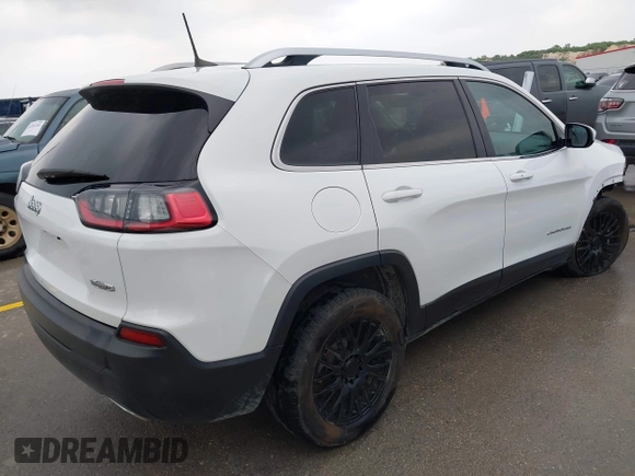 2019 Jeep Cherokee Latitude Plus with VIN 1C4PJLLX9KD203048, listed as a IAAI auction lot 42293811 with 56,221 mi miles and . Bid and sale history available at DreamBid. Image 4.