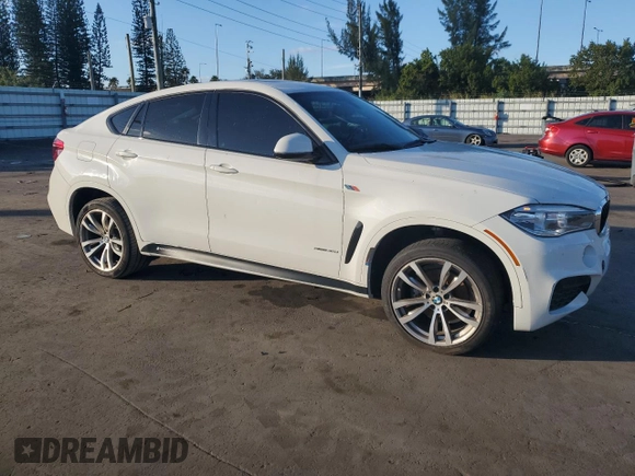 2016 BMW X6 sDrive35i with VIN 5UXKU0C50G0F93598, listed as a Copart auction lot 86175964 with 76,734 mi miles and Salvage Title. Bid and sale history available at carsss.com. Image 4.