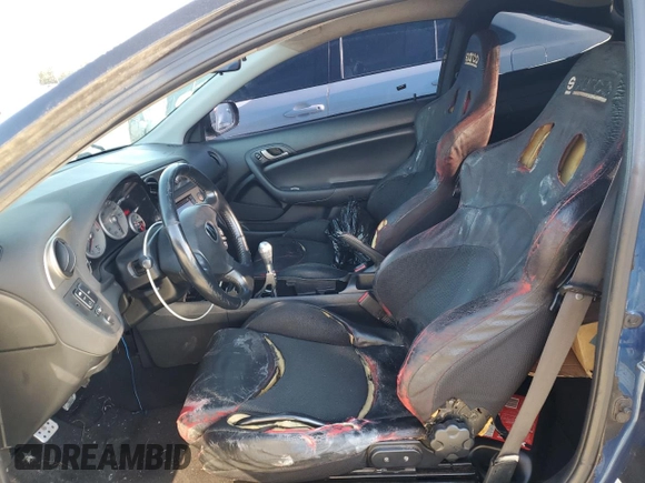 2002 Acura RSX Type S with VIN JH4DC53062C025583, listed as a Copart auction lot 80973534 with 207,624 mi miles and Salvage Title. Bid and sale history available at carsss.com. Image 7.