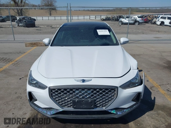 2019 Genesis G70 Advanced z VIN KMTG34LAXKU025146, wystawiony jako IAAI lot #42045294 z przebiegiem 49 074 mil mil oraz . Historia ofert i sprzedaży dostępna na DreamBid. Obrazek 12.