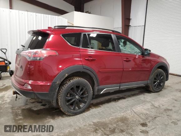 2018 Toyota RAV4 XLE with VIN 2T3RFREV1JW796091, listed as a Copart auction lot 49868845 with 71,878 mi miles and Salvage Title. Bid and sale history available at DreamBid. Image 3.