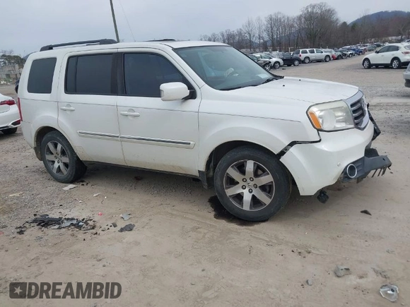 2013 Honda Pilot Touring with VIN 5FNYF3H98DB025516, listed as a IAAI auction lot 41767097 with 202,908 mi miles and . Bid and sale history available at DreamBid. Image 1.