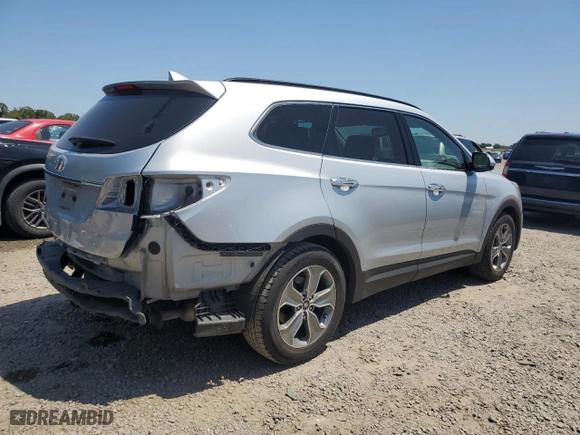 2016 Hyundai Santa Fe SE with VIN KM8SM4HF9GU146828, listed as a Copart auction lot 52785085 with 142,126 mi miles and Salvage Title. Bid and sale history available at carsss.com. Image 3.