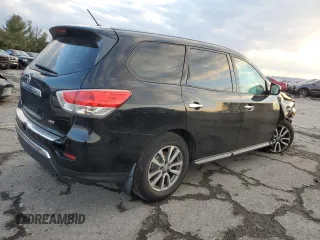2013 Nissan Pathfinder S with VIN 5N1AR2MM7DC646896, listed as a Copart auction lot 88399975 with 0 mi miles and Salvage Title. Bid and sale history available at carsss.com. Image 3.