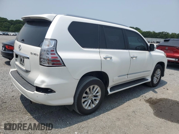 2015 Lexus GX 460 with VIN JTJBM7FX8F5101824, listed as a Copart auction lot 58498965 with 188,070 mi miles and Salvage title. Bid and sale history available at DreamBid. Image 3.