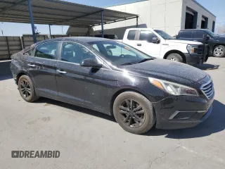 2016 Hyundai Sonata SE with VIN 5NPE24AF0GH419165, listed as a Copart auction lot 48587005 with 34,499 mi miles and Salvage Title. Bid and sale history available at carsss.com. Image 4.