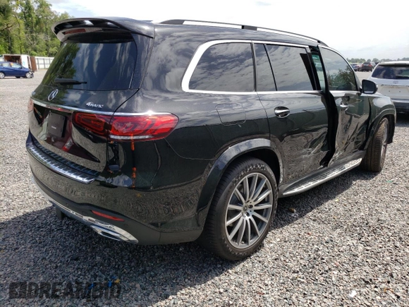 2023 Mercedes-Benz GLS with VIN 4JGFF5KE8PA904502, listed as a Copart auction lot 61373143 with 12,653 mi miles. Bid and sale history available at carsss.com. Image 3.