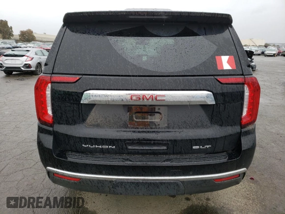 2022 GMC Yukon SLT with VIN 1GKS2BKD3NR110644, listed as a Copart auction lot 42270693 with 23,217 mi miles. Bid and sale history available at carsss.com. Image 6.