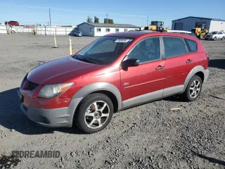 2003 Pontiac Vibe with VIN 5Y2SM62873Z480007, listed as a Copart auction lot 75499204 with 130,857 mi miles and Salvage Title. Bid and sale history available at carsss.com. Image 1.