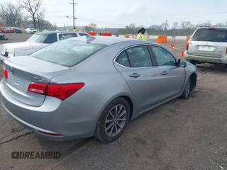 2019 Acura TLX with VIN 19UUB1F38KA010003, listed as a IAAI auction lot 41905610 with 28,644 mi miles. Bid and sale history available at carsss.com. Image 4.