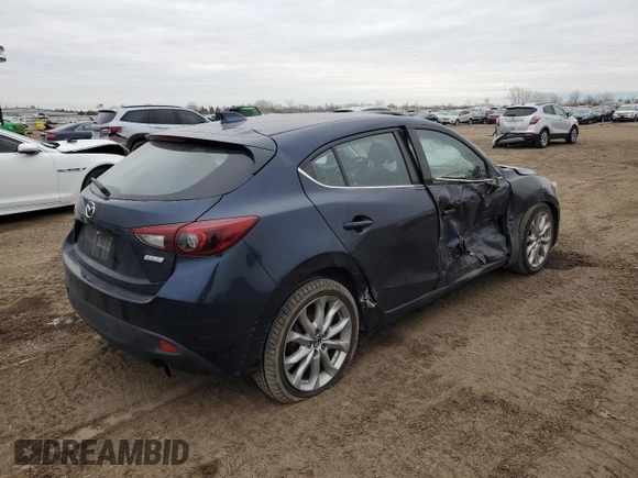 2014 Mazda 3 S Touring with VIN JM1BM1L33E1158973, listed as a Copart auction lot 44625435 with 83,203 mi miles and Salvage Title. Bid and sale history available at DreamBid. Image 3.
