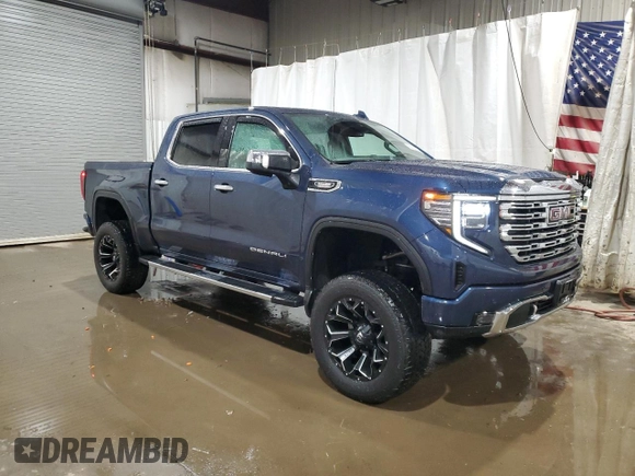 2022 GMC Sierra 1500 with VIN 1GTUUGET9NZ550009, listed as a Copart auction lot 86852604 with 17,059 mi miles and Salvage Title. Bid and sale history available at DreamBid. Image 4.