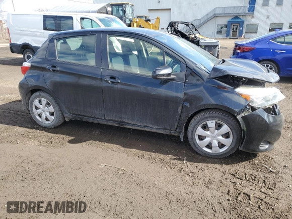 2012 Toyota Yaris L with VIN JTDKTUD39CD530685, listed as a Copart auction lot 53840085 with Not Provided miles and Salvage Title. Bid and sale history available at DreamBid. Image 4.