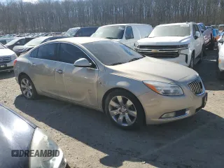 2011 Buick Regal CXL RL1 with VIN 2G4GN5EC1B9181274, listed as a Copart auction lot 46288275 with 176,436 mi miles and Salvage Title. Bid and sale history available at DreamBid. Image 4.