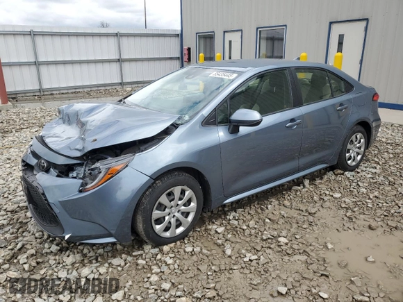 2020 Toyota Corolla LE with VIN JTDEPRAE1LJ039985, listed as a Copart auction lot 55435445 with 114,017 mi miles and Non Repairable. Bid and sale history available at DreamBid. Image 1.