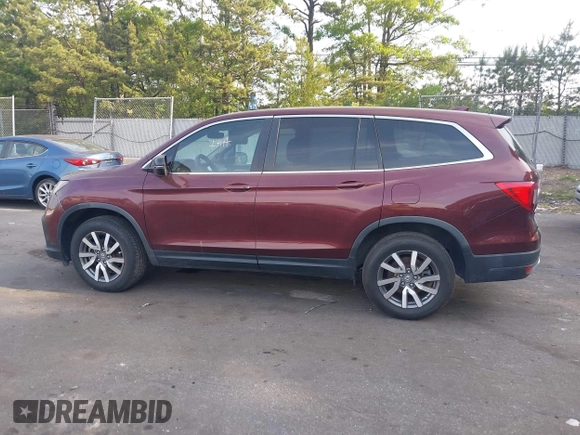 2019 Honda Pilot EX-L z VIN 5FNYF5H5XKB045563, wystawiony jako IAAI lot #42329311 z przebiegiem 46 903 mil mil oraz . Historia ofert i sprzedaży dostępna na DreamBid. Obrazek 14.