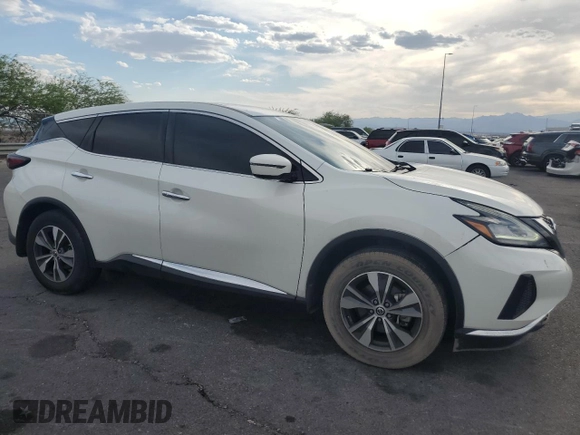 2020 Nissan Murano S with VIN 5N1AZ2AJ2LN113772, listed as a Copart auction lot 54379515 with 27,358 mi miles and Salvage title. Bid and sale history available at DreamBid. Image 4.