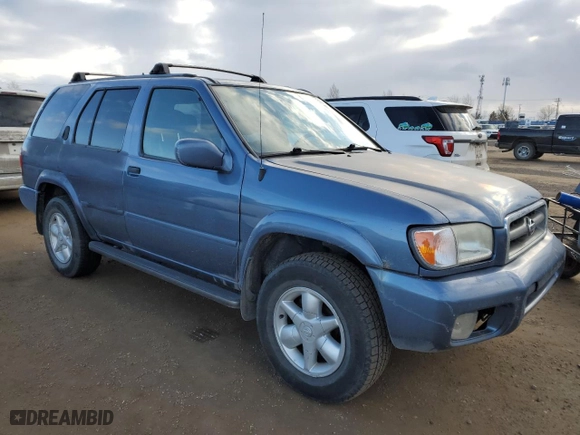 2001 Nissan Pathfinder LE with VIN JN8DR09X01W569683, listed as a Copart auction lot 42581315 with 192,877 mi miles and Clean Title. Bid and sale history available at carsss.com. Image 4.