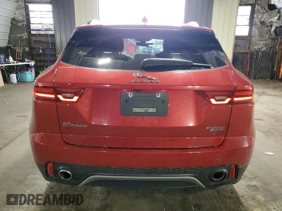2018 Jaguar E-Pace SE with VIN SADFP2FX7J1Z05454, listed as a Copart auction lot 56289955 with 45,182 mi miles and Salvage Title. Bid and sale history available at DreamBid. Image 6.
