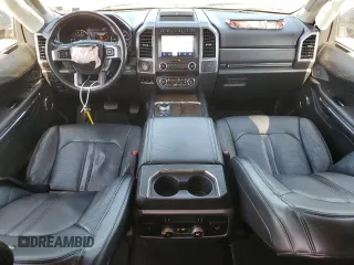 2020 Ford Expedition Max Platinum with VIN 1FMJK1MT2LEA15563, listed as a Copart auction lot 57692495 with 72,035 mi miles and Salvage title. Bid and sale history available at DreamBid. Image 8.
