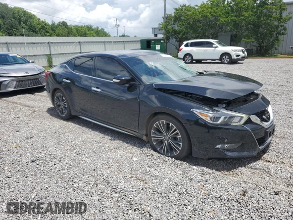 2017 Nissan Maxima Platinum with VIN 1N4AA6APXHC417917, listed as a Copart auction lot 61005785 with 103,836 mi miles and Salvage title. Bid and sale history available at DreamBid. Image 4.