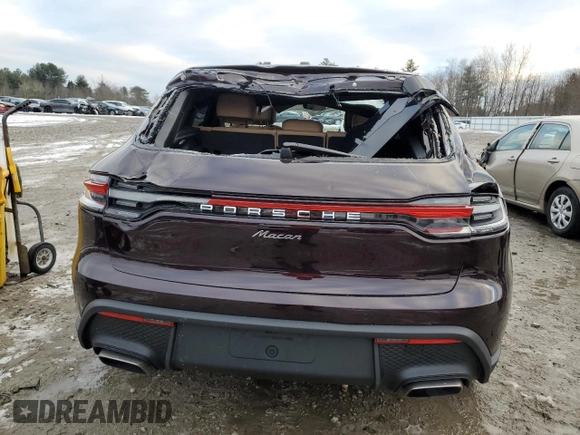 2025 Porsche Macan with VIN WP1AA2A51SLB03550, listed as a Copart auction lot 88043255 with 620 mi miles and Salvage title. Bid and sale history available at DreamBid. Image 6.