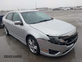2012 Ford Fusion SPORT with VIN 3FAHP0KC4CR251507, listed as a IAAI auction lot 41592028 with 56,055 mi miles. Bid and sale history available at carsss.com. Image 1.