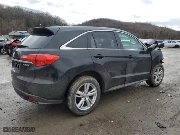 2013 Acura RDX with VIN 5J8TB3H38DL001619, listed as a Copart auction lot 47689225 with 0 mi miles and Salvage Title. Bid and sale history available at carsss.com. Image 3.
