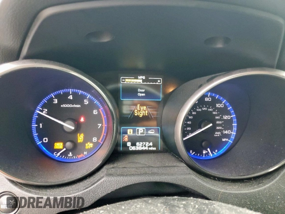 2019 Subaru Outback Premium with VIN 4S4BSAFCXK3228577, listed as a Copart auction lot 58441295 with 63,844 mi miles and Salvage title. Bid and sale history available at DreamBid. Image 9.