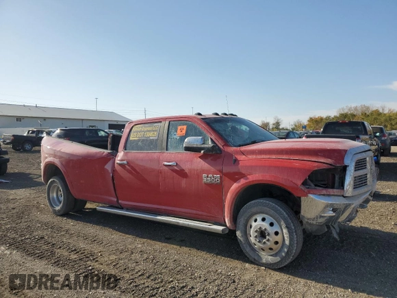 2015 Ram 3500 Laramie with VIN 3C63RRJL2FG629982, listed as a Copart auction lot 77978934 with 147,724 mi miles and Salvage Title. Bid and sale history available at carsss.com. Image 4.