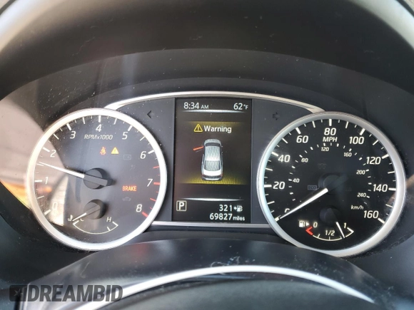 2017 Nissan Sentra SV z VIN 3N1AB7AP3HY395508, wystawiony jako Copart lot #49836395 z przebiegiem 69 827 mil mil oraz Szkoda całkowita • Salvage title. Historia ofert i sprzedaży dostępna na DreamBid. Obrazek 9.