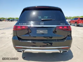 2024 Mercedes-Benz GLS with VIN 4JGFF5KE0RB220587, listed as a Copart auction lot 52364565 with 9,656 mi miles and Salvage Title. Bid and sale history available at carsss.com. Image 6.