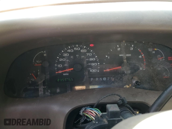 2002 Ford F-250 XL with VIN 1FTNW20F42EA12257, listed as a Copart auction lot 47253775 with 235,976 mi miles and Clean Title. Bid and sale history available at DreamBid. Image 9.