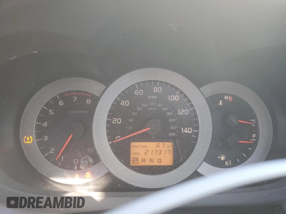 2006 Toyota RAV4 Sport with VIN JTMZK32V565000759, listed as a Copart auction lot 76496934 with 217,317 mi miles and Salvage Title. Bid and sale history available at carsss.com. Image 9.