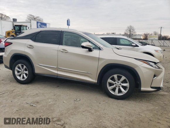 2017 Lexus RX 350 with VIN 2T2BZMCA4HC068695, listed as a Copart auction lot 47447635 with 65,064 mi miles and Salvage title. Bid and sale history available at DreamBid. Image 4.