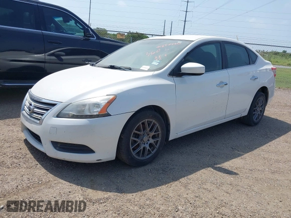 2013 Nissan Sentra SV with VIN 3N1AB7AP3DL754704, listed as a IAAI auction lot 41854355 with 219,696 mi miles and . Bid and sale history available at DreamBid. Image 2.