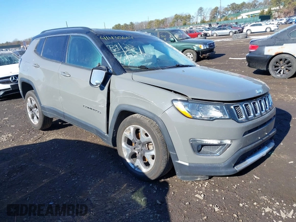 2019 Jeep Compass Limited z VIN 3C4NJDCB4KT787418, wystawiony jako IAAI lot #41435664 z przebiegiem 72 940 mil mil oraz . Historia ofert i sprzedaży dostępna na DreamBid. Obrazek 1.