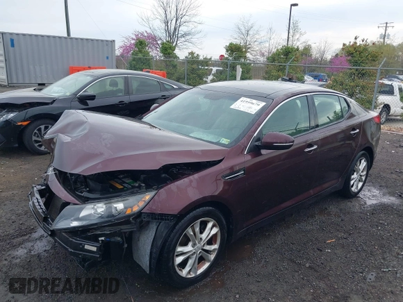 2013 Kia Optima EX with VIN 5XXGN4A73DG147517, listed as a IAAI auction lot 41959679 with 133,810 mi miles and . Bid and sale history available at DreamBid. Image 18.