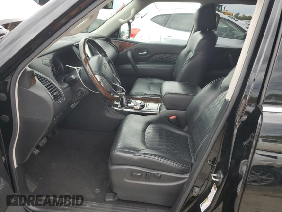 2019 Infiniti QX80 LUXE with VIN JN8AZ2ND6K9850428, listed as a Copart auction lot 71494304 with 60,426 mi miles and Salvage Title. Bid and sale history available at carsss.com. Image 7.